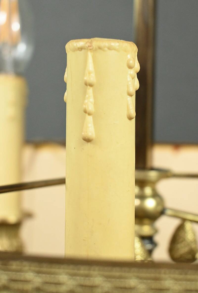 Large Bouillotte Lamp in Gilt Bronze, Louis XVI style – first half of the 20th century