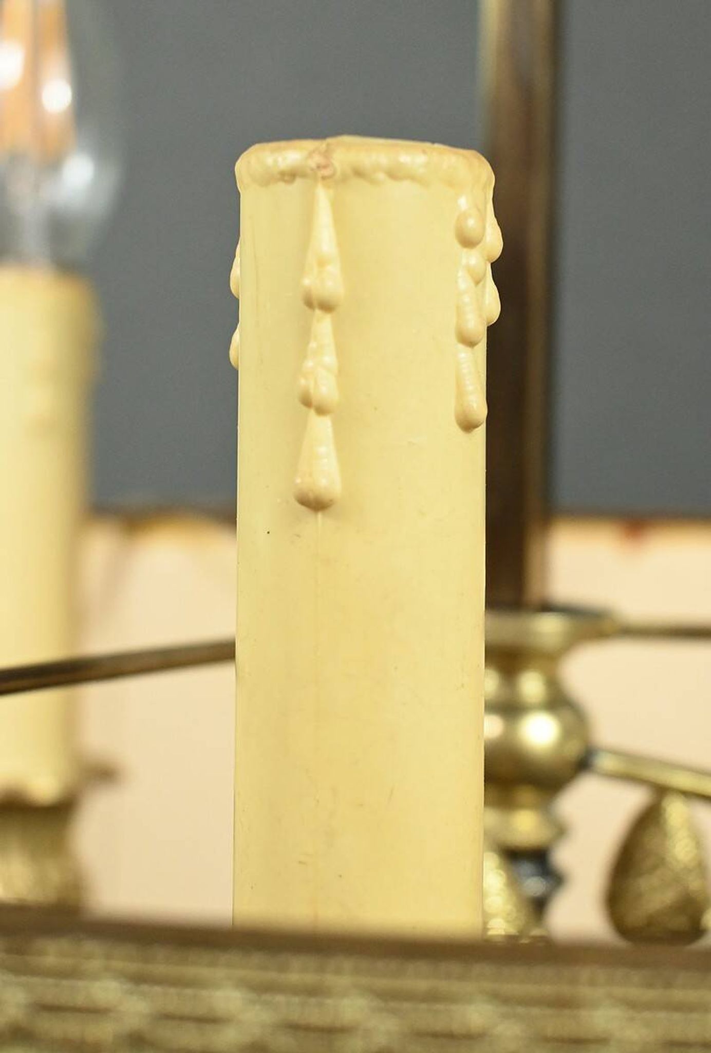 Large Bouillotte Lamp in Gilt Bronze, Louis XVI style – first half of the 20th century