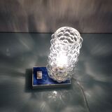 Bubbled glass bedside lamp by Helena Tynell 60/70