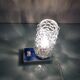 Bubbled glass bedside lamp by Helena Tynell 60/70
