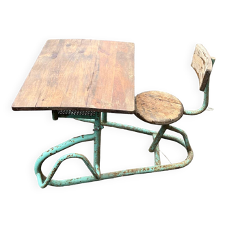 Old school desk