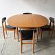 Mid-Century Modern 1960’s dining table and chairs set by Schreiber Furnitur