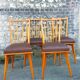 Chaises style scandinave à barreaux