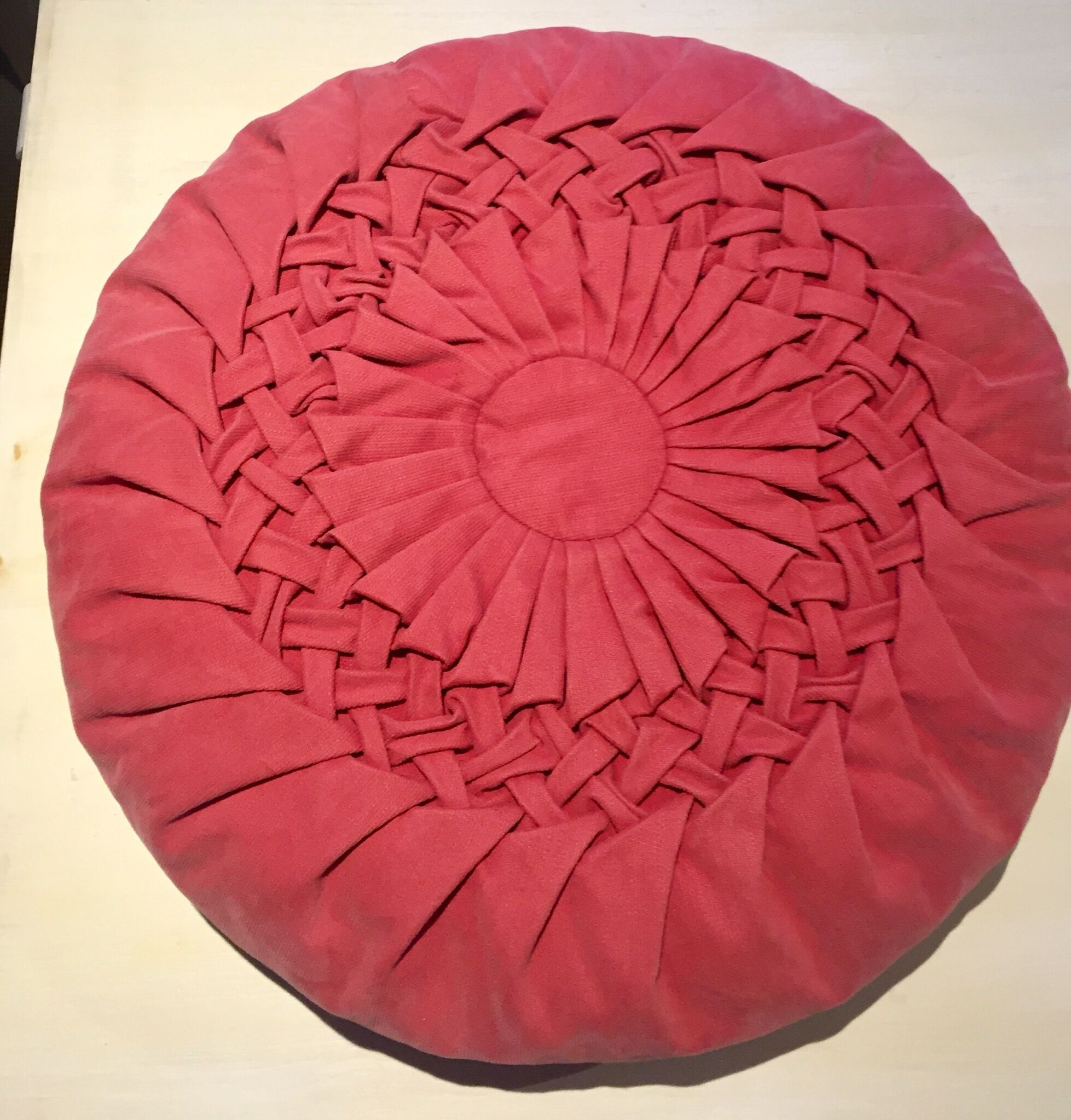 Coussin rond vintage 48cm