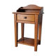Vintage solid oak bedside
