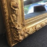 Golden mirror 84x63cm