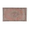 Tapis vintage tan handwoven turkish des années 1970 128 x 217 cm