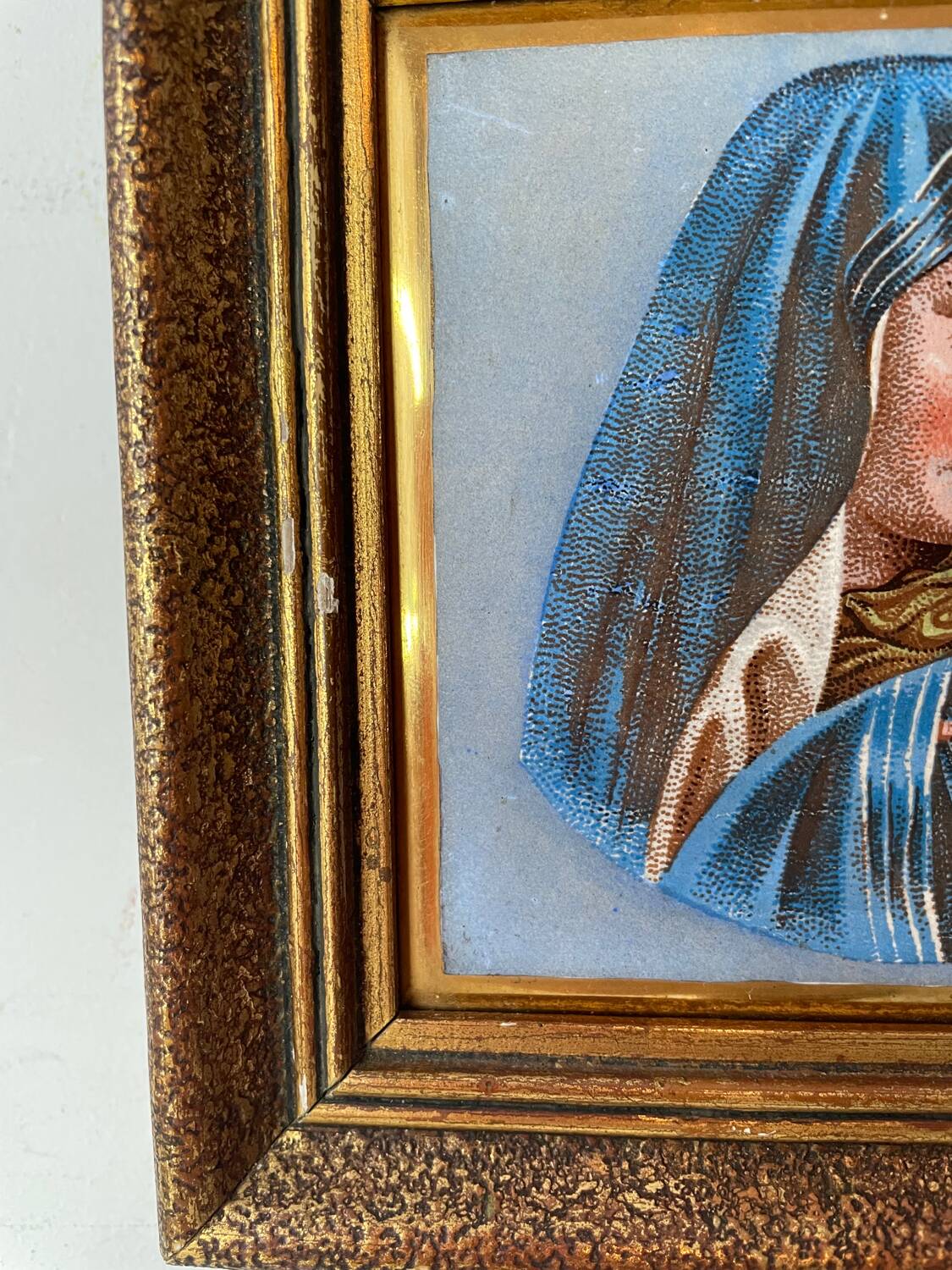 Tableau vierge sur faïence