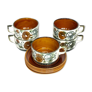 5 tasses boch Belgium