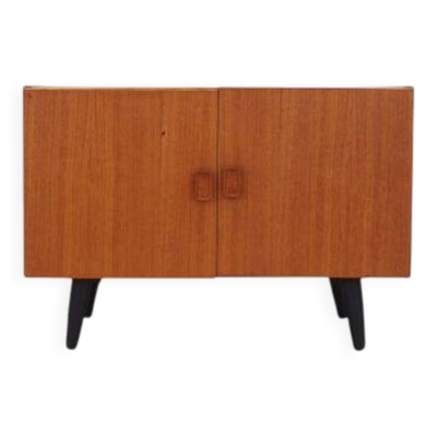 Cabinet en teck, design danois, années 1980, production : Danemark