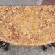 Console forged foot marble top