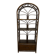 Vintage rattan and bamboo bookcase