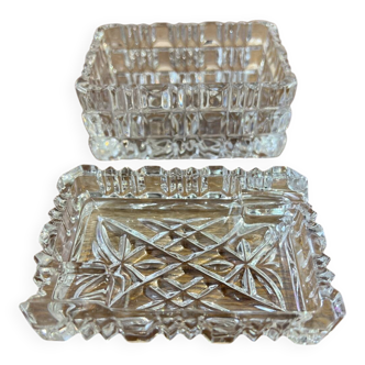 Ashtray and cigarette case