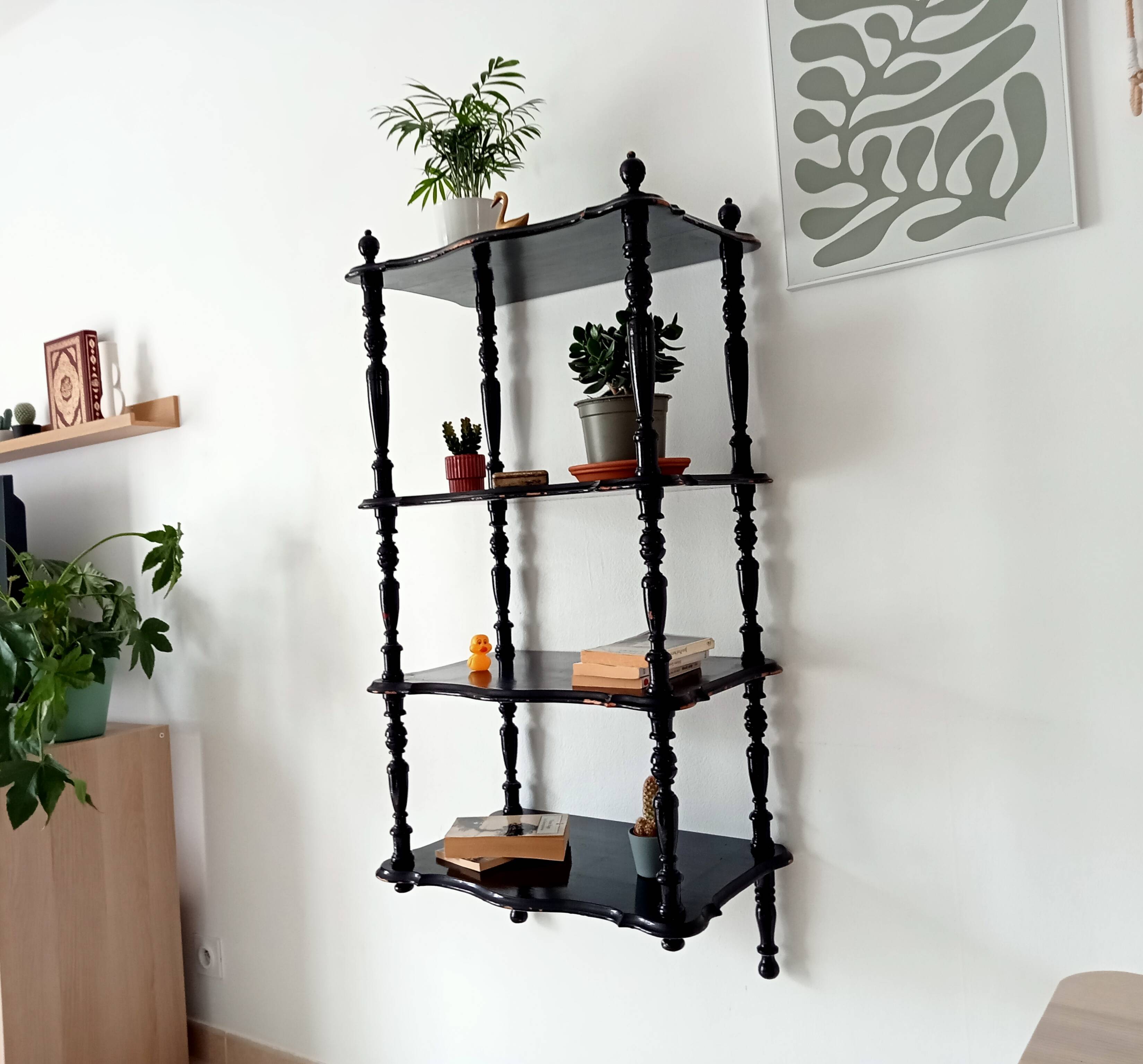 Antique Napoleon III wall shelf