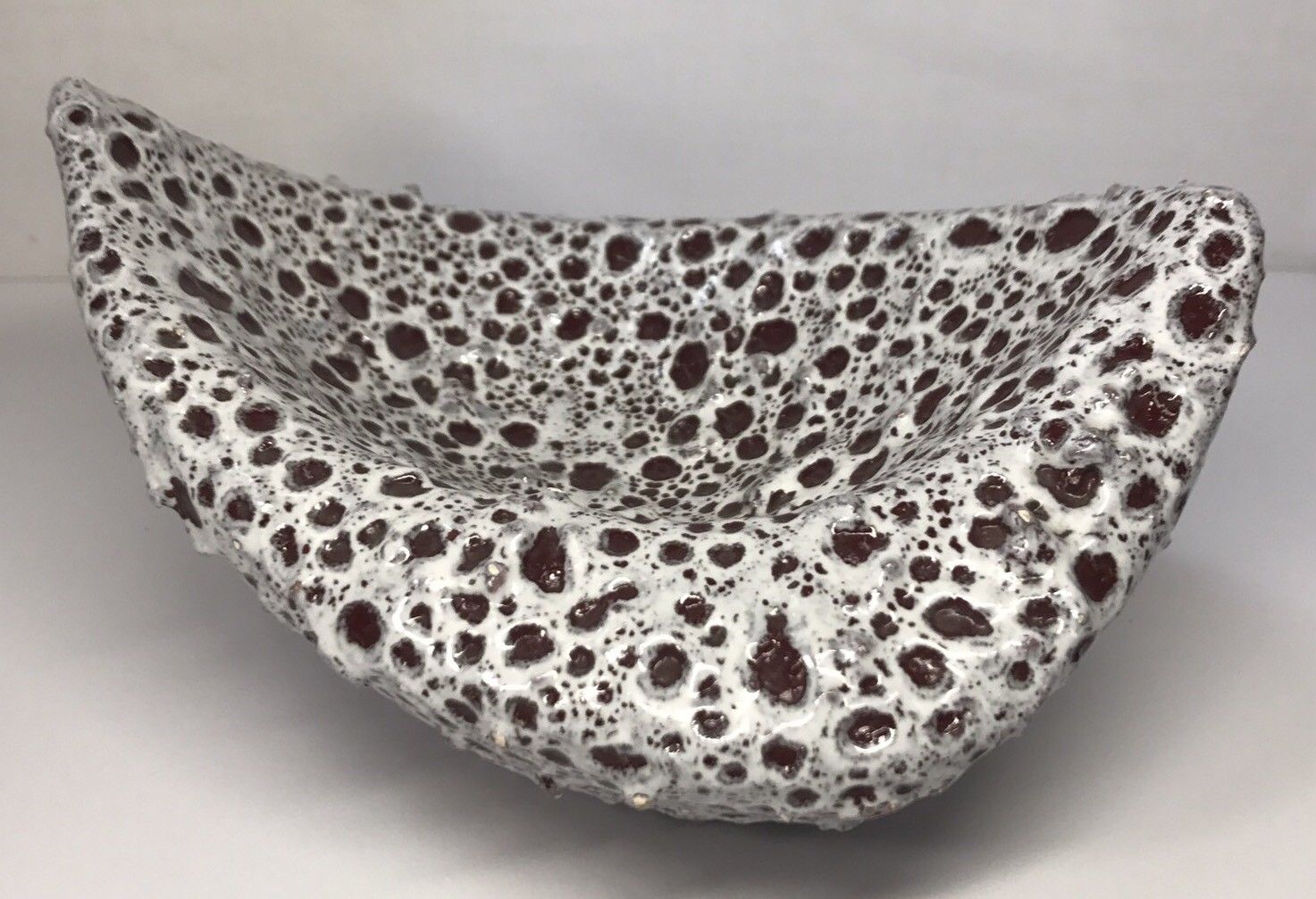 Ashtray empty pockets form free fat lava vintage Vallauris Marino the Vaucour
