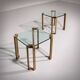 Peter Ghyczy T24 side tables, 1970s (45x45x45)