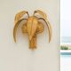 Paire d’appliques « cocotier/palmier » en rotin