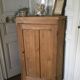 Antique corner cabinet with 1 door