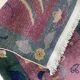Chinese Art Deco handmade antique carpet 64cm x 128cm 1920s