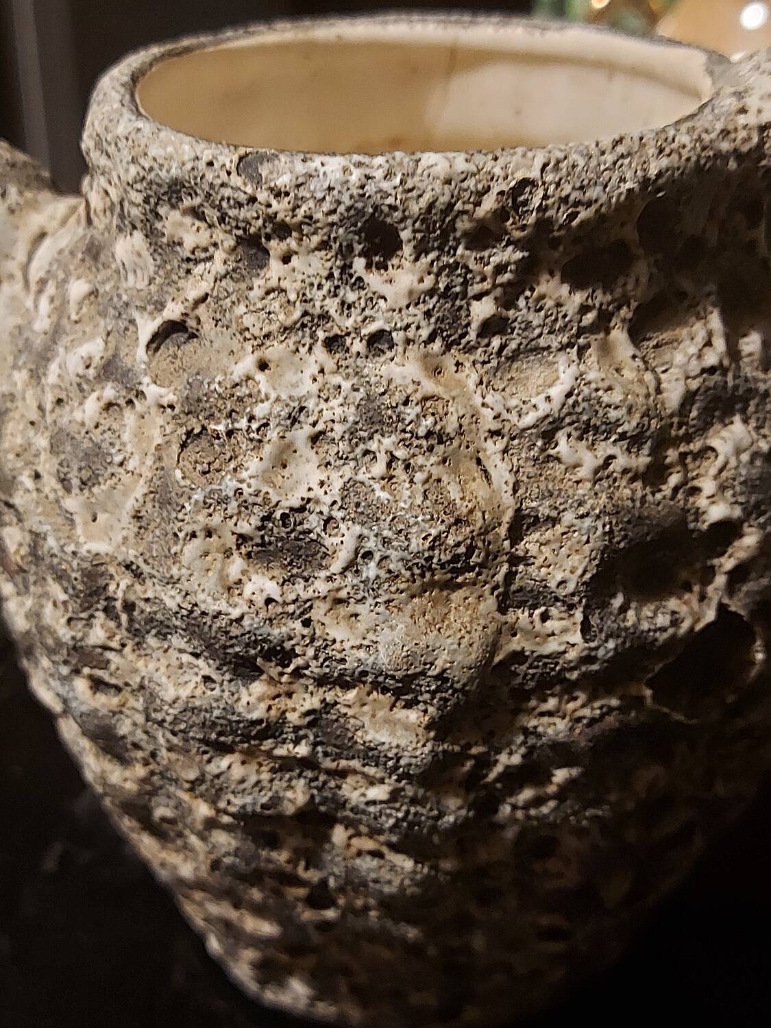 Vase chevrette fat lava des années 70