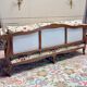 Cross Bed Known as “Turkish” in Walnut, Louis XV Style, 19th Century