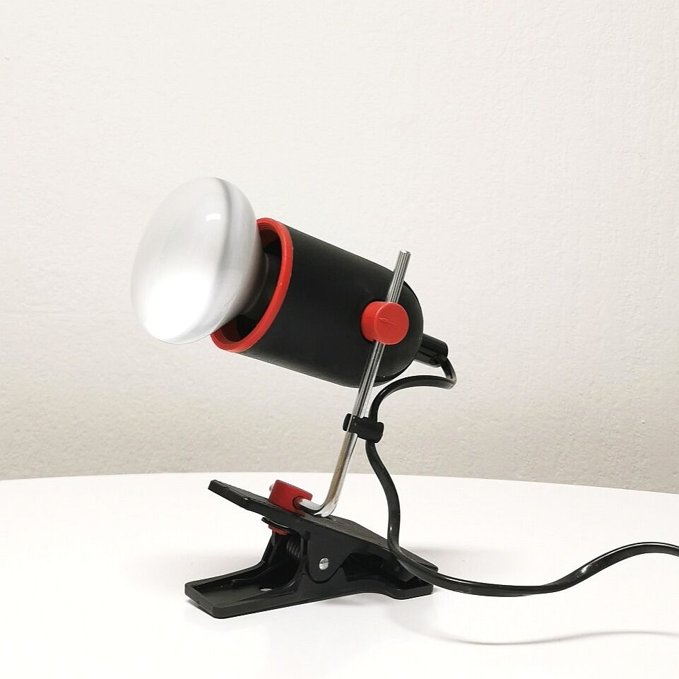 Vintage clip-on wall light/spotlight