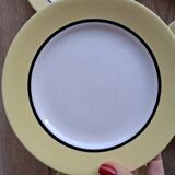 7 vintage l'amandinoise dessert plates