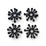 4 "Spider" candle holders by Jens Quistgaard for Dansk Designs, Scandinavian 1960s.