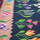 Tapis Oltenian floral, tissé à la main, Roumanie