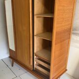 Armoire vintage pieds compas années 60