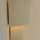 White-plated sconces 1960s