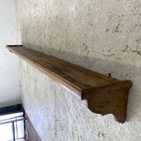 Solid wood kitchen wall shelf