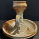 Sandstone hand candle holder signed sandstone of the twentieth century marsh