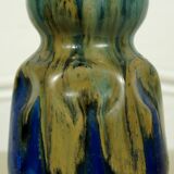 Glazed ceramic space age vase