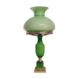 Glass and bronze table lamp, Spain, 1950