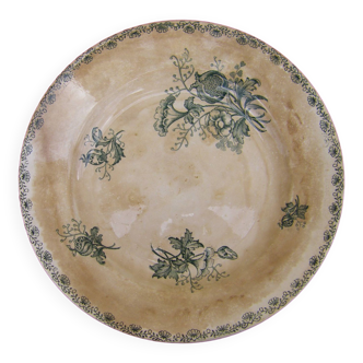 Sarreguemines earthenware dish