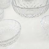 Saladier and its 7 crystal ramekins - Nuremberg Cristallerie