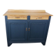 Parisian art deco sideboard blue