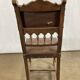 Pair of Henry II wooden and leather chairs