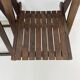 Set of 3  wooden folding chairs, 1960’s