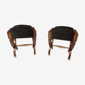 Pair of empire stools