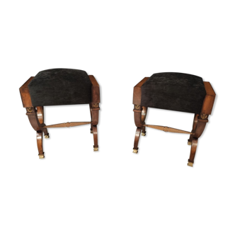 Pair of empire stools