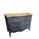 Renovated antique oak chest of drawers – 3 drawers – Marble top