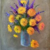 Nature morte aux soucis par Salomon de 1979