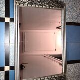 Art Deco mirror in carved wood 28x45cm