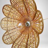 Luminaire en bambou vintage