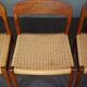 Set of 6 chairs and dining table Niels Otto Møller