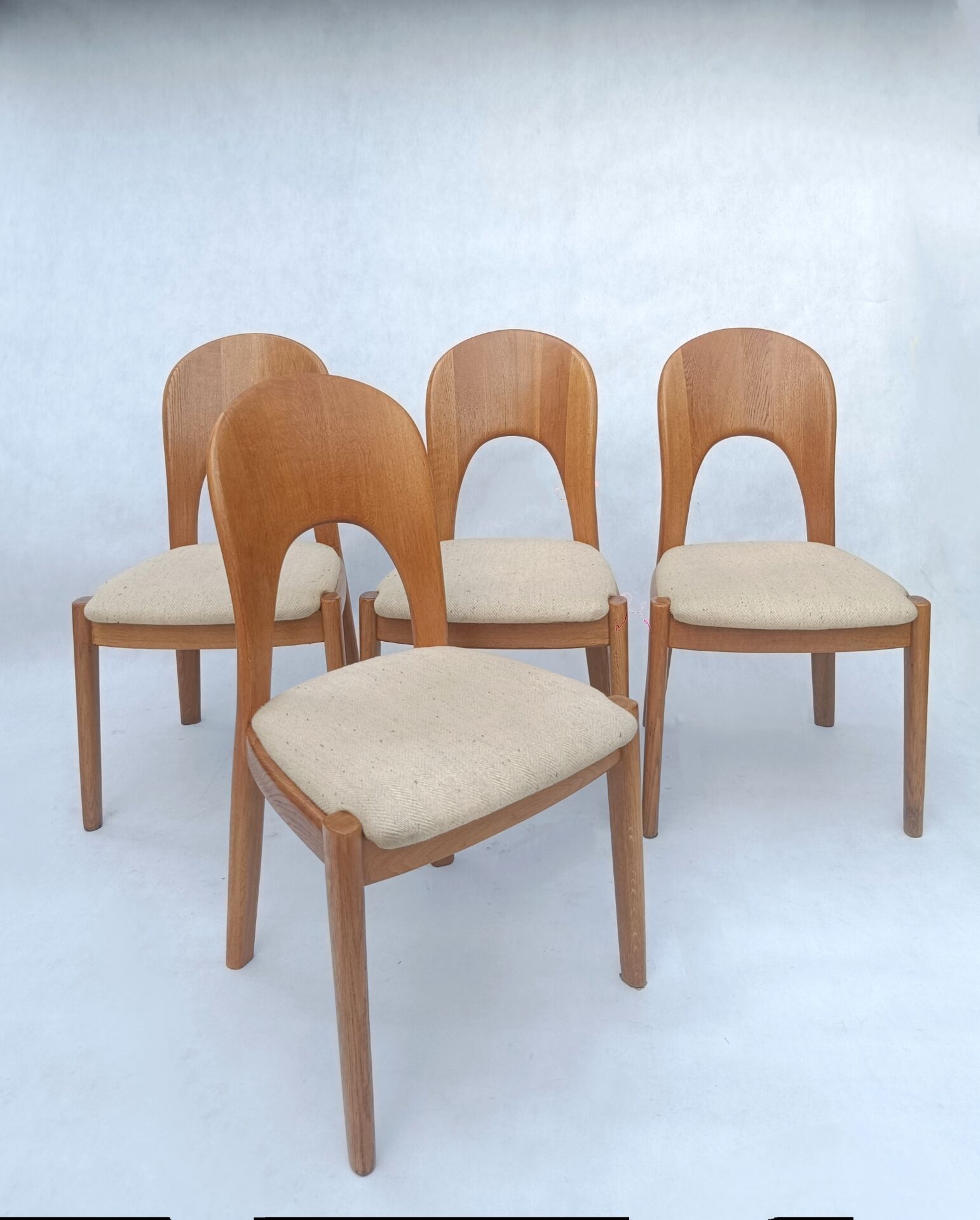 Morten Dining Chairs by attributed to Niels Koefoed, Set of 4