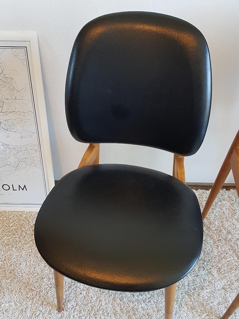 Pair of Baumann chairs model Pegasus circa 1960