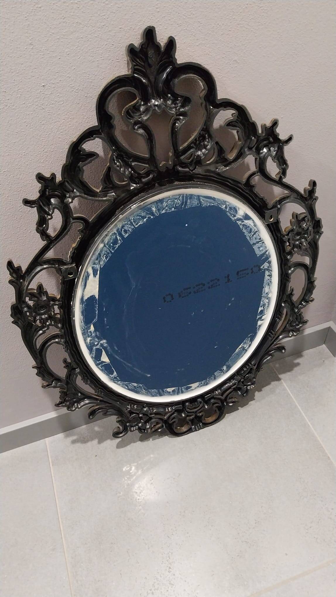 Oval Baroque Antique Gold Mirror 58x84 cm Ornate Frame